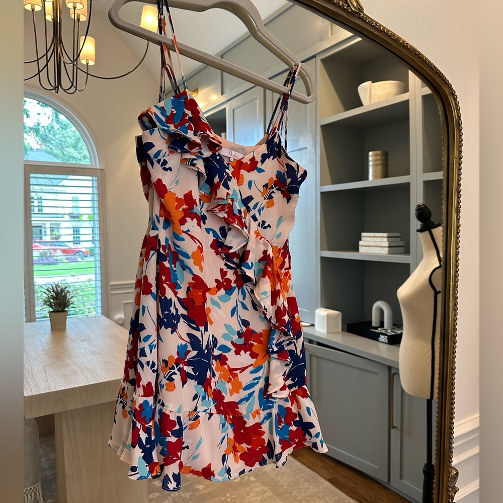 Parker floral mini dress size small